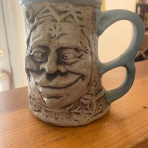 JIM RUMPH 1971 SCARCE ORIG. UNGLAZED "CROSS-EYED TANKARD"